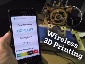 Wireless 3D printing